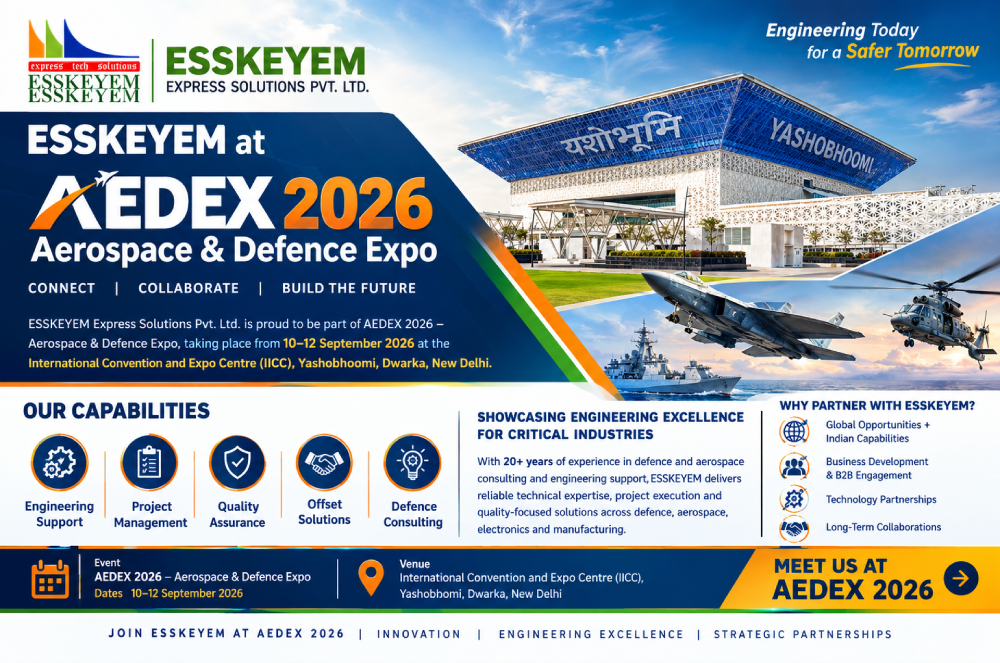ESSKEYEM at AEDEX 2026 - Advancing Aerospace & Defence Engineering